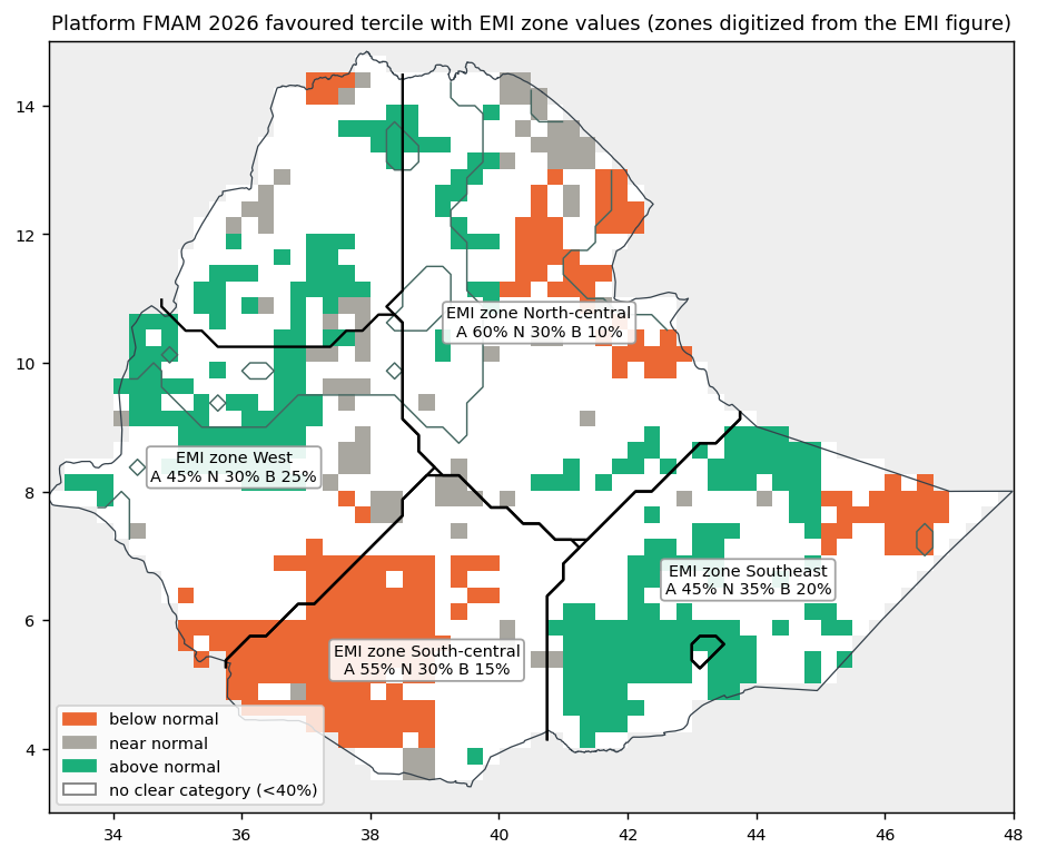 Comparison map