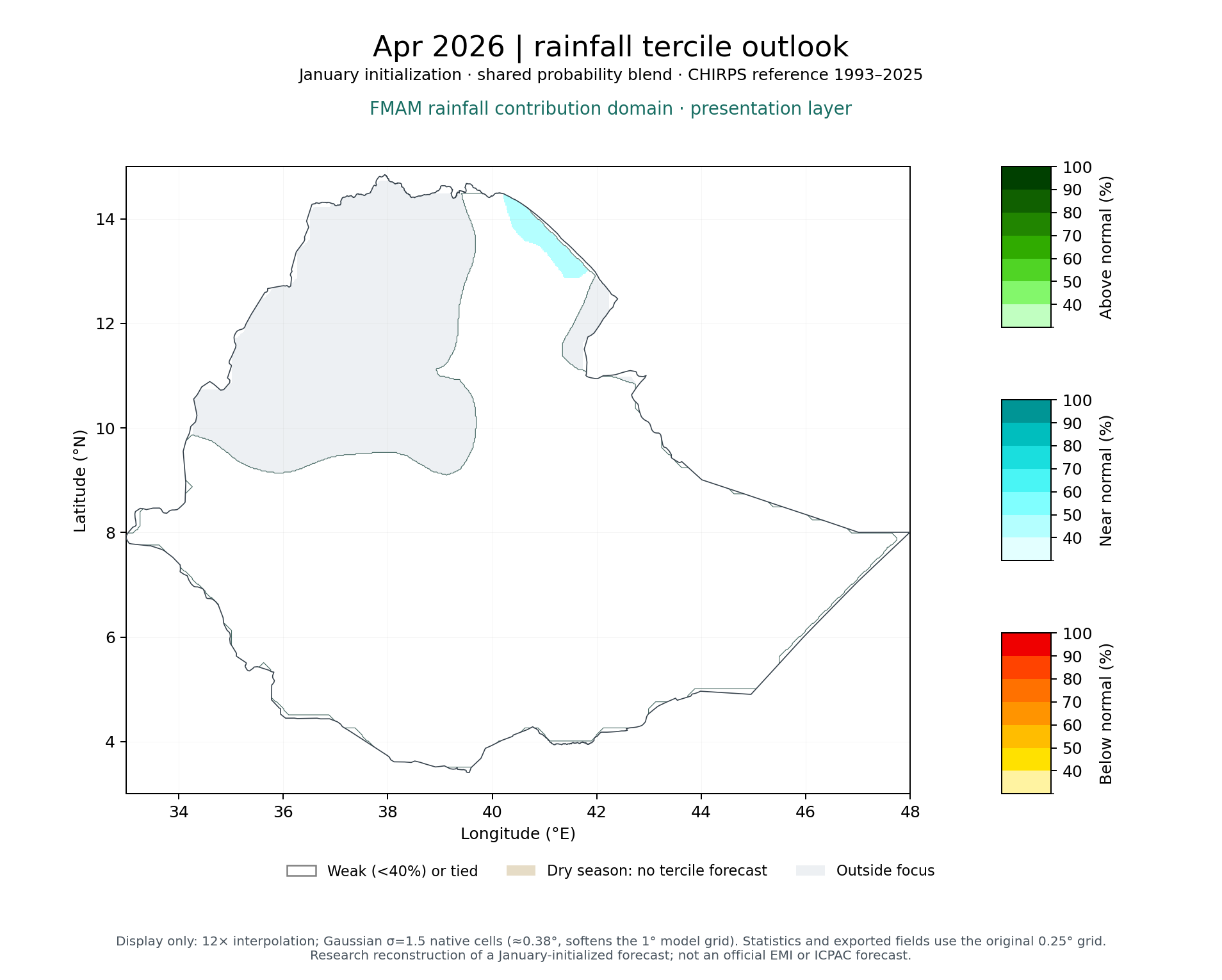 Apr 2026: tercile probability map